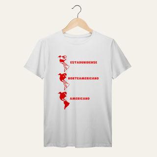 Nome do produto Camiseta Identidade Américas: Luta e Resistência - VOZ ATIVA | Algodão 100% (Prime-Premium)
