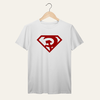 Nome do produto Camiseta Super-Homem Revolucionário: Sátira Ativa - VOZ ATIVA | Algodão 100% (Prime-Premium)