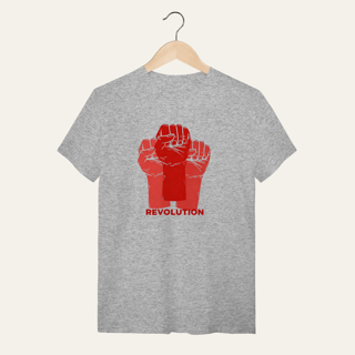 Camiseta Revolution: União e Resistência - VOZ ATIVA | Algodão 100% (Quality)