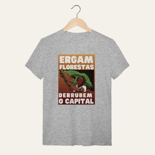 Camiseta Ergam Florestas: Terra e Natureza - VOZ ATIVA | Algodão 100% (Quality)