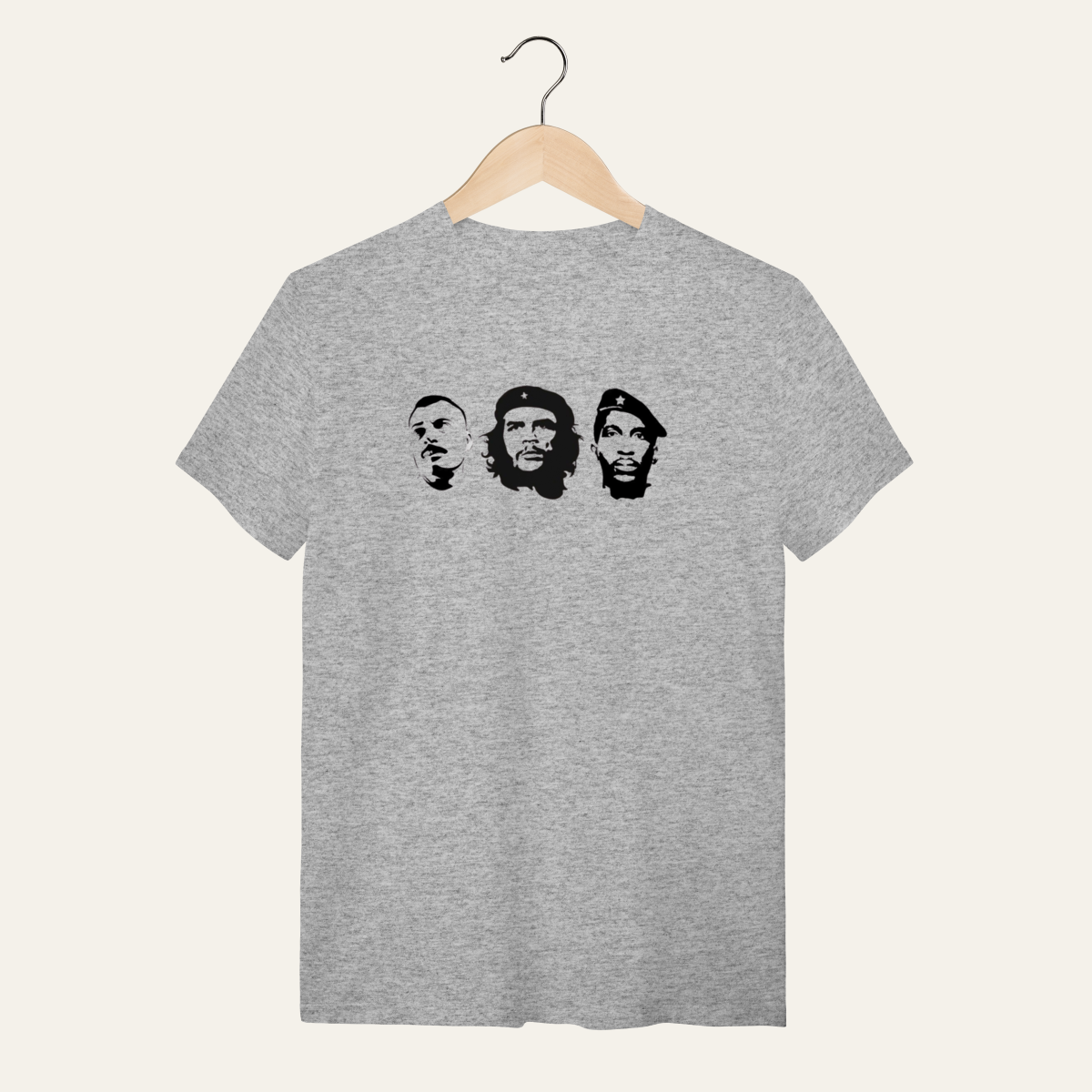 Camiseta Trindade Revolucionária: Heróis do Povo - VOZ ATIVA | Algodão 100% (Quality)
