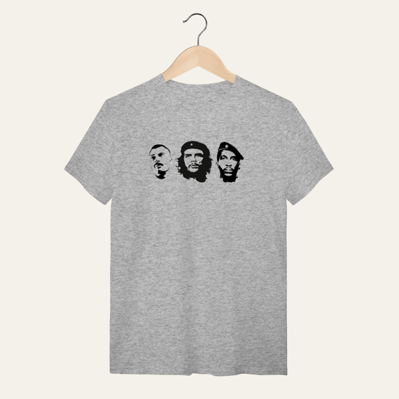 Camiseta Trindade Revolucionária: Heróis do Povo - VOZ ATIVA | Algodão 100% (Quality)