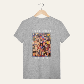 Nome do produto Camiseta Viva o Cinema Brasileiro: Galeria de Ícones - VOZ ATIVA | Algodão 100% (Quality)