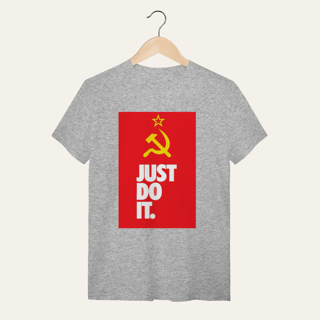 Nome do produto Camiseta Socialismo Just Do It: Ação Popular - VOZ ATIVA | Algodão 100% (Quality)