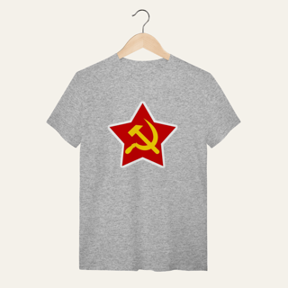 Nome do produto Camiseta Estrela Soberana: Unidade e Trabalho - VOZ ATIVA | Algodão 100% (Quality)