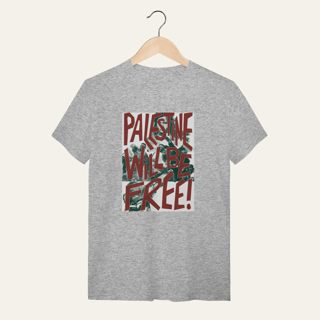 Nome do produto Camiseta Palestine Will Be Free: Luta e Resistência - VOZ ATIVA | Algodão 100% (Quality)