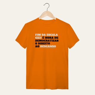 Nome do produto Camiseta Direito ao Descanso: Frases e Ideias - VOZ ATIVA | Algodão 100% (Quality)