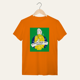 Nome do produto Camiseta A Gente Vai Sorrir Sim: Arte e Cinema - VOZ ATIVA | Algodão 100% (Quality)