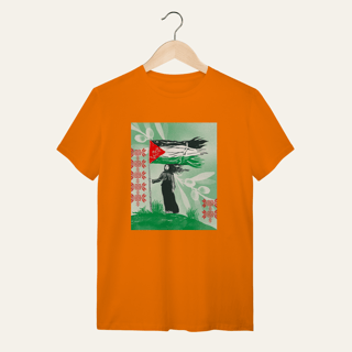 Nome do produto Camiseta Resistência Palestina: Luta e Resistência - VOZ ATIVA | Algodão 100% (Quality)