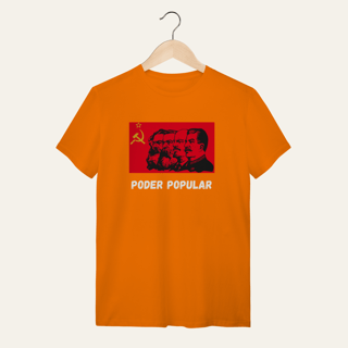 Nome do produto Camiseta Poder Popular: Teoria e Prática - Voz Ativa | Algodão 100% (Quality)