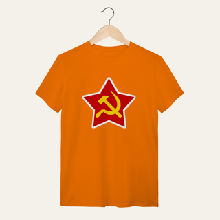 Nome do produto Camiseta Estrela Soberana: Unidade e Trabalho - VOZ ATIVA | Algodão 100% (Quality)