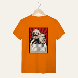 Nome do produto Camiseta Manifesto Comunista: Teoria e Luta - VOZ ATIVA | Algodão 100% (Quality)