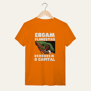 Nome do produto Camiseta Ergam Florestas: Terra e Natureza - VOZ ATIVA | Algodão 100% (Quality)