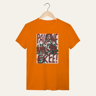 Nome do produto Camiseta Palestine Will Be Free: Luta e Resistência - VOZ ATIVA | Algodão 100% (Quality)