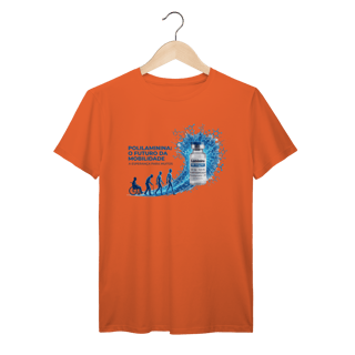 Nome do produto Camiseta Polilaminina Mobilidade: Saúde e Trabalho - VOZ ATIVA | Algodão 100% (Prime-Premium)