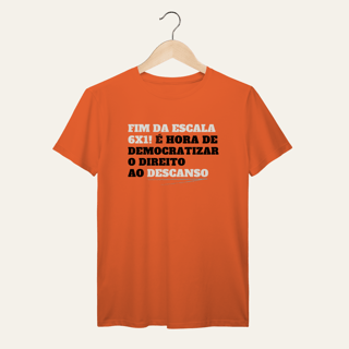 Nome do produto Camiseta Direito ao Descanso: Frases e Ideias - VOZ ATIVA | Algodão 100% (Prime-Premium)