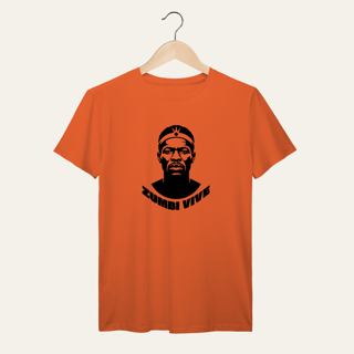 Nome do produto Camiseta Zumbi dos Palmares Vive - Voz Ativa | Algodão 100% (Prime-Premium)