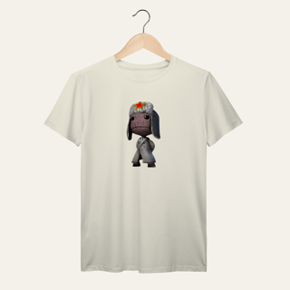 Nome do produto Camiseta Sackboy Revolucionário: Sátira Ativa - VOZ ATIVA | Algodão 100% (Prime-Premium)