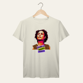 Nome do produto Camiseta Marielle Presente - Voz Ativa | Algodão 100% (Prime-Premium)