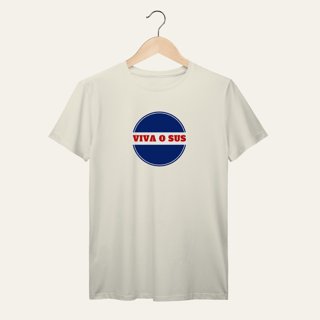 Nome do produto Camiseta Viva o SUS: Saúde é Direito - VOZ ATIVA | Algodão 100% (Prime-Premium)