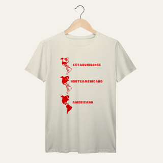Nome do produto Camiseta Identidade Américas: Luta e Resistência - VOZ ATIVA | Algodão 100% (Prime-Premium)