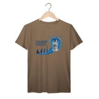 Nome do produto Camiseta Polilaminina Mobilidade: Saúde e Trabalho - VOZ ATIVA | Algodão 100% (Prime-Premium)