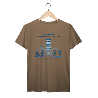 Nome do produto Camiseta Recompondo Conexões: Saúde e Trabalho - VOZ ATIVA | Algodão 100% (Prime-Premium