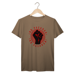 Nome do produto Camiseta ¡No Pasarán!: Luta e Resistência - VOZ ATIVA | Algodão 100% (Prime-Premium)