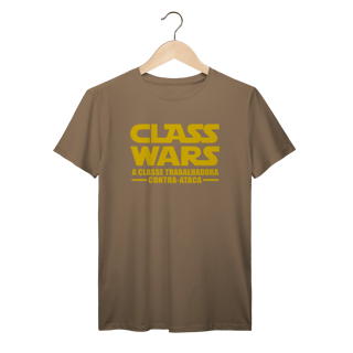 Nome do produto Camiseta Class Wars: Sátira Ativa - VOZ ATIVA | Algodão 100% (Prime-Premium)
