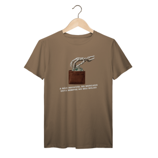 Nome do produto Camiseta Mão Invisível do Mercado: Sátira Ativa - VOZ ATIVA | Algodão 100% (Prime-Premium)