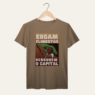 Nome do produto Camiseta Ergam Florestas: Terra e Natureza - VOZ ATIVA | Algodão 100% (Prime-Premium)