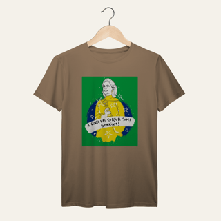 Nome do produto Camiseta A Gente Vai Sorrir Sim: Arte e Cinema - VOZ ATIVA | Algodão 100% (Prime-Premium)