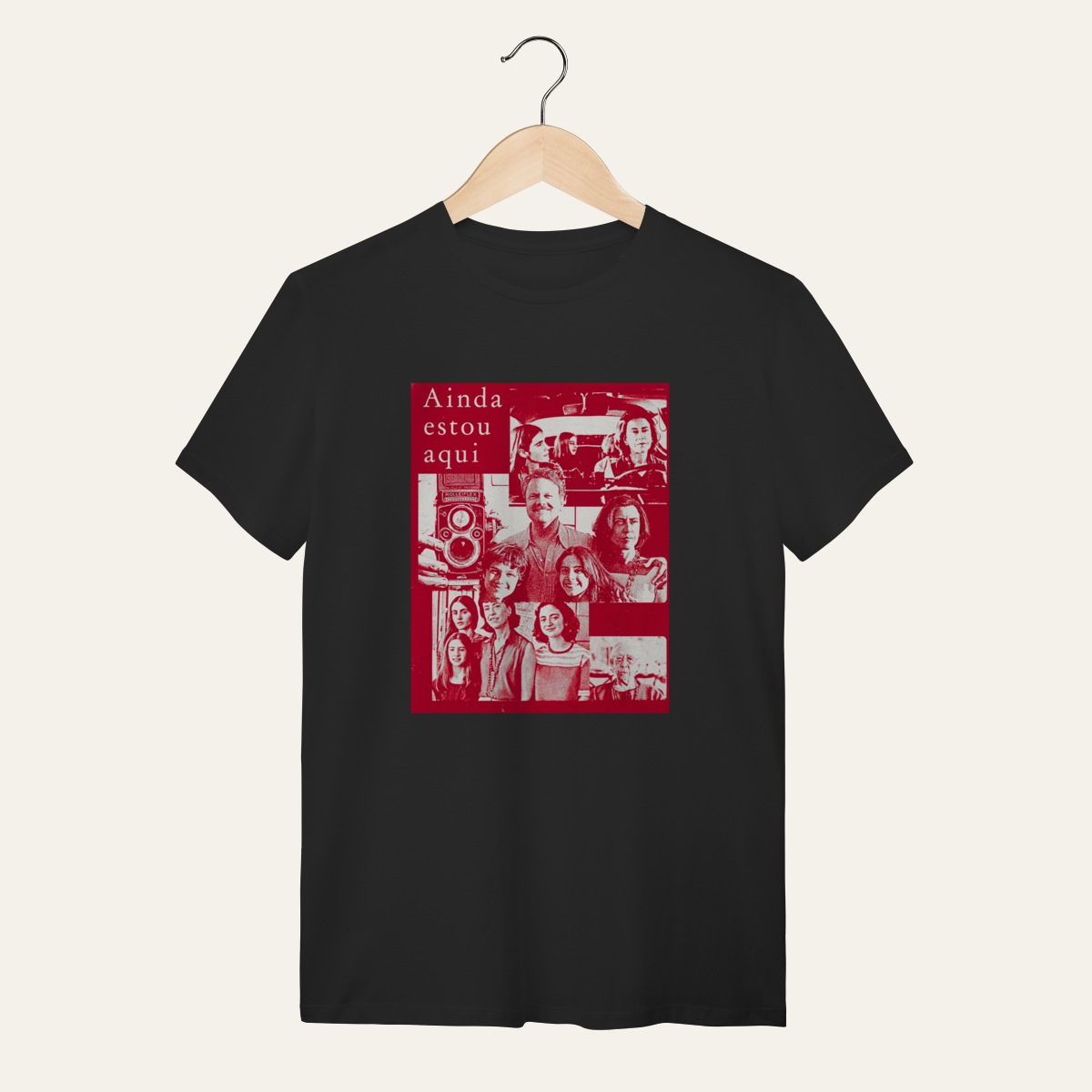 Nome do produto: Camiseta Ainda Estou Aqui: Arte e Cinema - VOZ ATIVA | Algodão 100% (Quality)