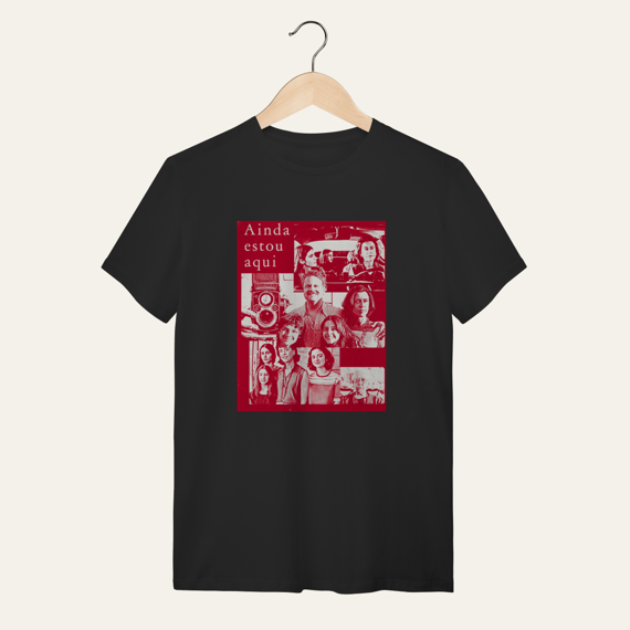 Camiseta Ainda Estou Aqui: Arte e Cinema - VOZ ATIVA | Algodão 100% (Quality)