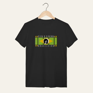 Camiseta Viva o Cinema Brasileiro: Arte e Cinema - VOZ ATIVA | Algodão 100% (Quality)
