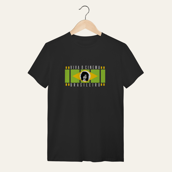 Camiseta Viva o Cinema Brasileiro: Arte e Cinema - VOZ ATIVA | Algodão 100% (Quality)