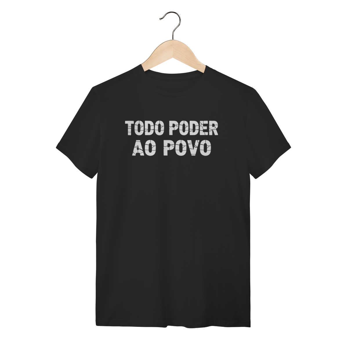 Camiseta Todo Poder ao Povo: Luta e Resistência - VOZ ATIVA | Algodão 100% (Quality)