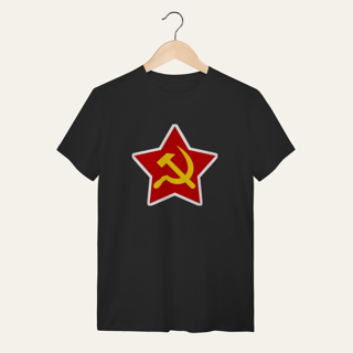Nome do produto Camiseta Estrela Soberana: Unidade e Trabalho - VOZ ATIVA | Algodão 100% (Quality)