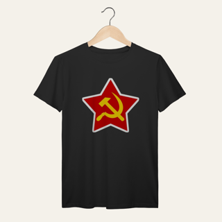 Nome do produto Camiseta Estrela Soberana: Unidade e Trabalho - VOZ ATIVA | Algodão 100% (Prime-Premium)