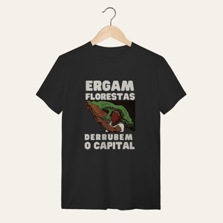 Nome do produto Camiseta Ergam Florestas: Terra e Natureza - VOZ ATIVA | Algodão 100% (Quality)