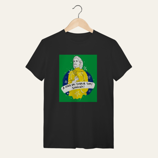 Nome do produto Camiseta A Gente Vai Sorrir Sim: Arte e Cinema - VOZ ATIVA | Algodão 100% (Quality)