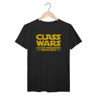 Nome do produto Camiseta Class Wars: Sátira Ativa - VOZ ATIVA | Algodão 100% (Prime-Premium)