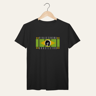 Nome do produto Camiseta Viva o Cinema Brasileiro: Arte e Cinema - VOZ ATIVA | Algodão 100% (Prime-Premium)