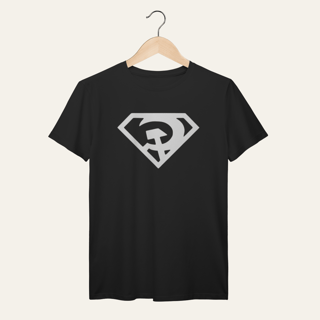 Nome do produto Camiseta Super-Homem Revolucionário: Sátira Ativa - VOZ ATIVA | Algodão 100% (Prime-Premium)