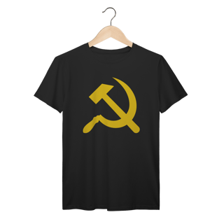 Nome do produto Camiseta Voz Ativa Foide e Martelo: Luta e Resistência- VOZ ATIVA | Algodão 100% (Prime-Premium)