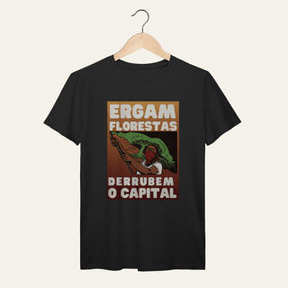 Nome do produto Camiseta Ergam Florestas: Terra e Natureza - VOZ ATIVA | Algodão 100% (Prime-Premium)