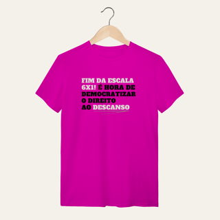 Nome do produto Camiseta Direito ao Descanso: Frases e Ideias - VOZ ATIVA | Algodão 100% (Quality)