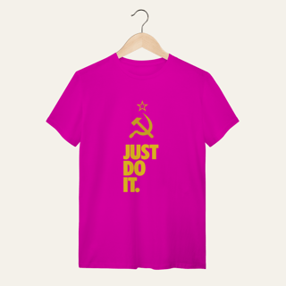 Nome do produto Camiseta Socialismo Just Do It: Ação Popular - VOZ ATIVA | Algodão 100% (Quality)