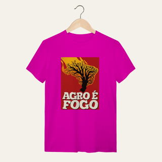 Nome do produto Camiseta Agro é Fogo: Terra e Natureza - VOZ ATIVA | Algodão 100% (Quality)