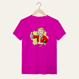 Nome do produto Camiseta Vault Boy Revolucionário: Sátira Ativa - VOZ ATIVA | Algodão 100% (Quality)